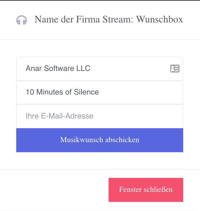 Automatische Wunschboxen innerhalb des Centova Cast Interfaces Automatische Wunschboxen innerhalb des Centova Cast Interfaces